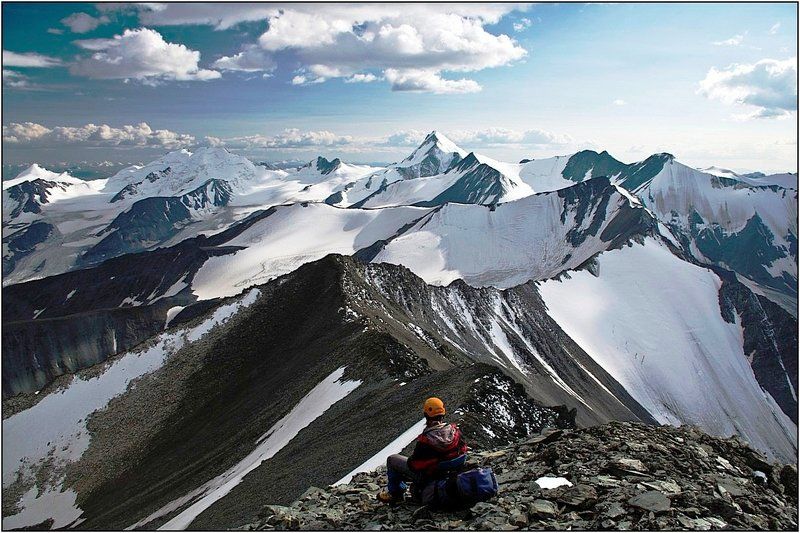 алтай, талдуринский ледник, иикту. Южно-Чуйские Белки.photo preview