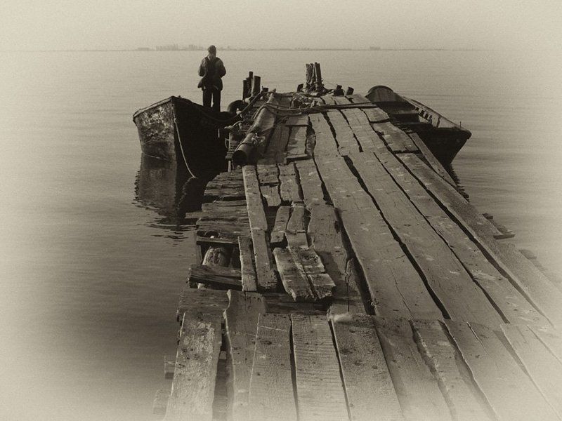 причал,рыбачек,утро рыбачек-2photo preview