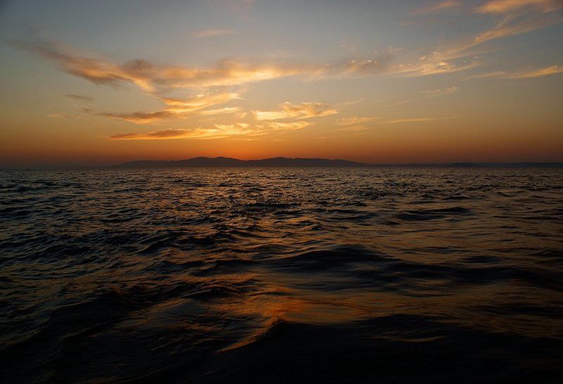 одна, прогулка, по, морю photo preview