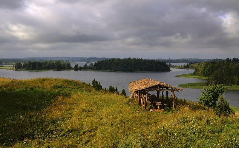 озеро, недрово, холм, облака, навес, край, поля, масковцы, браслав, белорусь Без названияphoto preview
