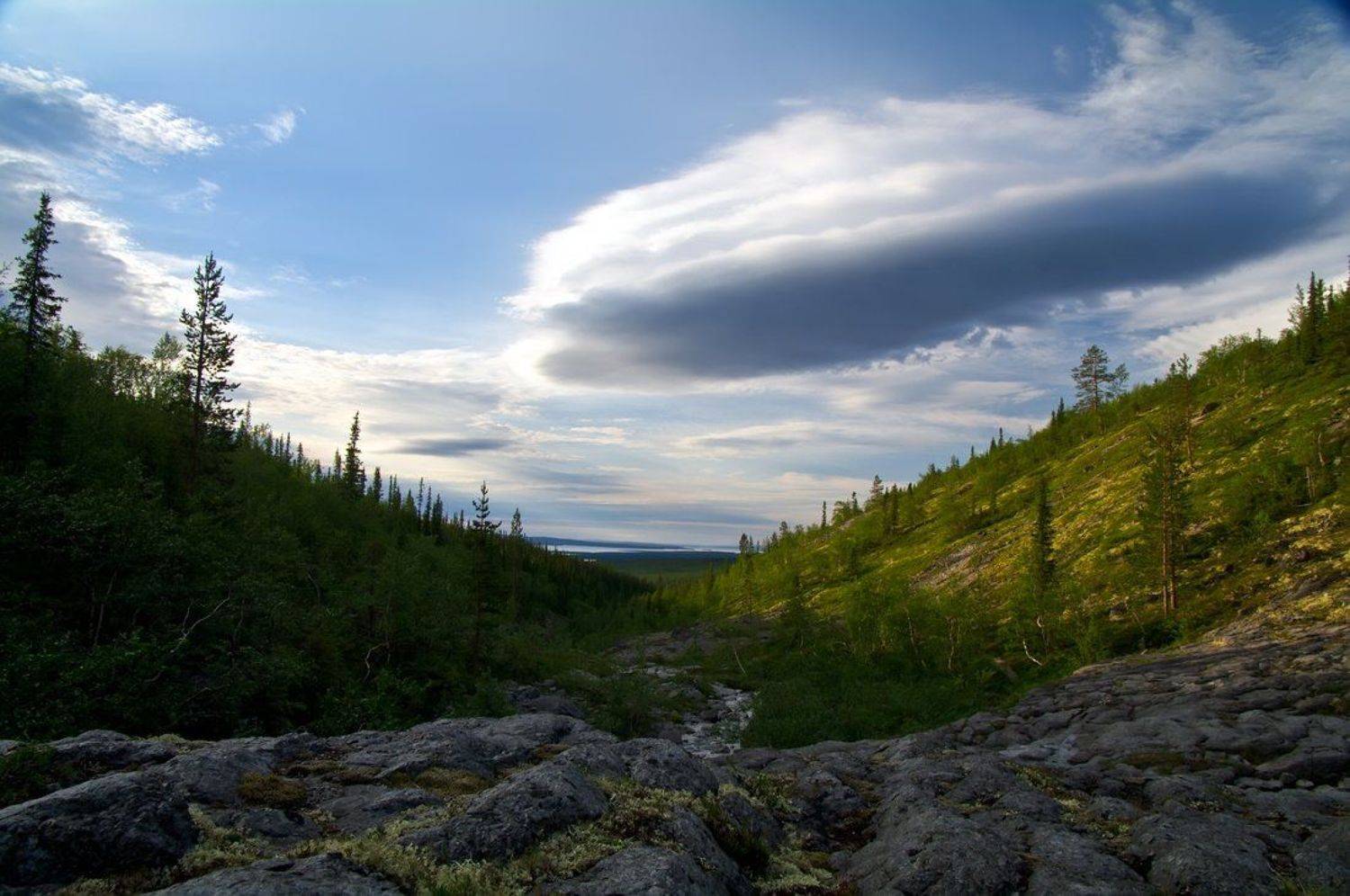 хибины, вечер, облака, Максим Рогозин
