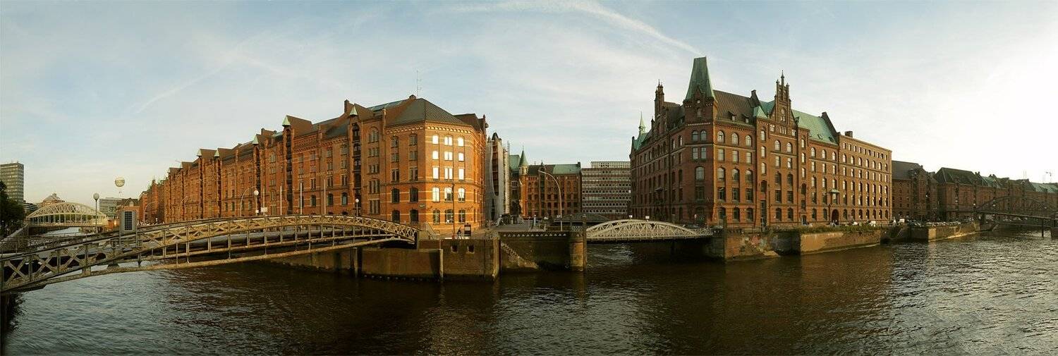 Каналы и мосты Гамбурга. Автор: Игорь Дубровский город, гамбург, канал, мост, Игорь Дубровский