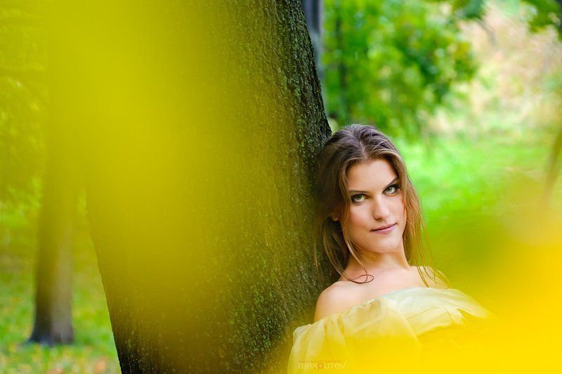 девушка,видение,осень,портрет ***A***photo preview