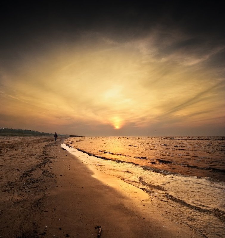 Zakat i Baltijskoje morephoto preview