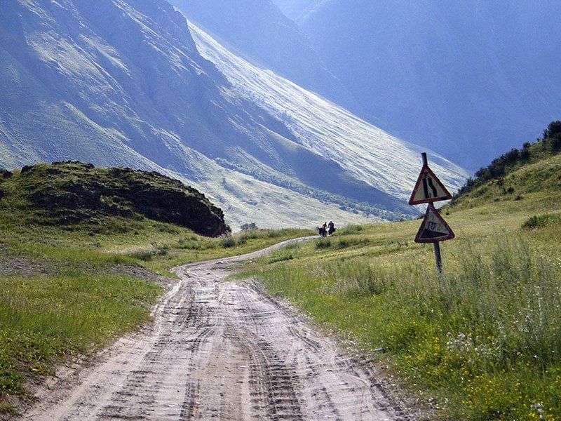 алтай, дорога, горы Дорога федерального значения?photo preview