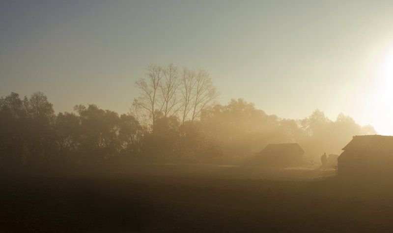 осень, утро, туман Утро. Туман...photo preview