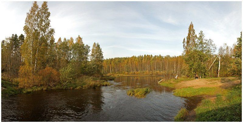 панорамма , осень Осенняя...photo preview