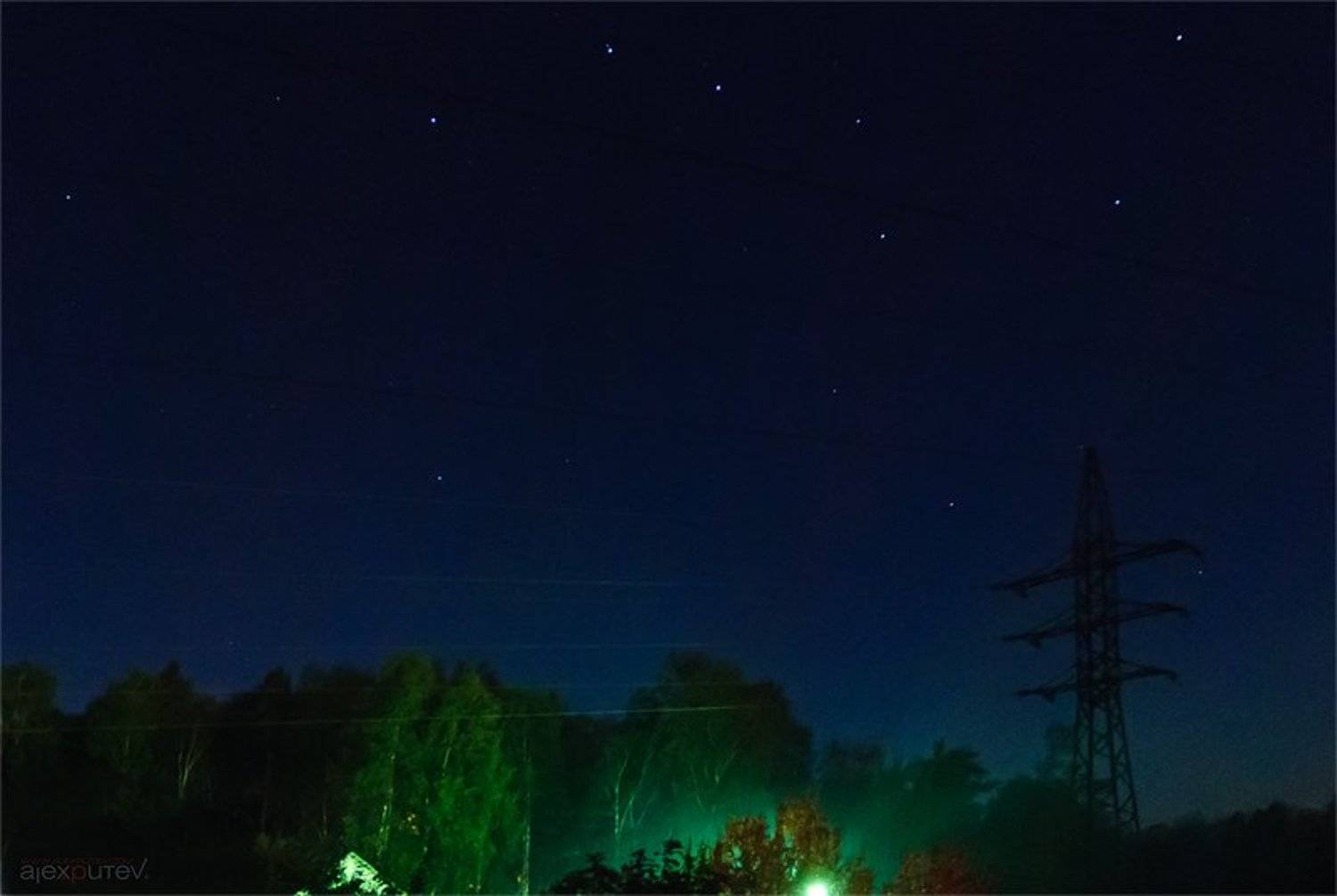 Медведица.... Автор: Александр Путев большая медведица,звезды,ночь, Александр Путев