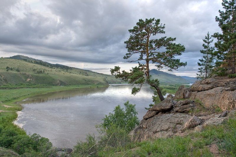 бурятия, река, селенга Река Селенгаphoto preview