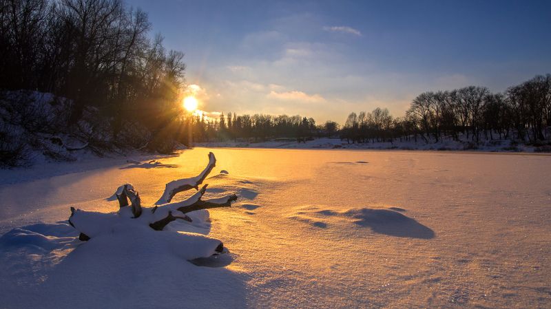 Зимнее солнышко пригрело...photo preview