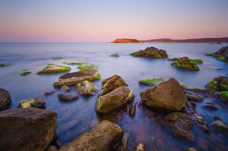 Bulgaria,evening,island,sea,seascape,sunset,water,Болгария,дюны,закат,камни,море,остров,Черное море,штиль,stones,black sea,Dunes,calm,Arkutino,Свети Тома,Аркутино,Saint Thomas Вечернее спокойствиеphoto preview