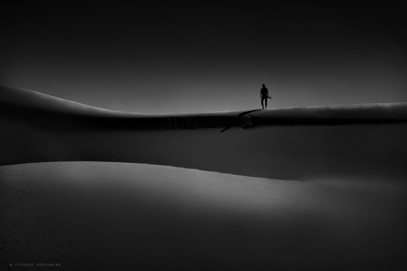 blackandwhite , fineart, light , contrast , iran , farshad, boroomand, mode , shadow Stand on the edge of lightphoto preview