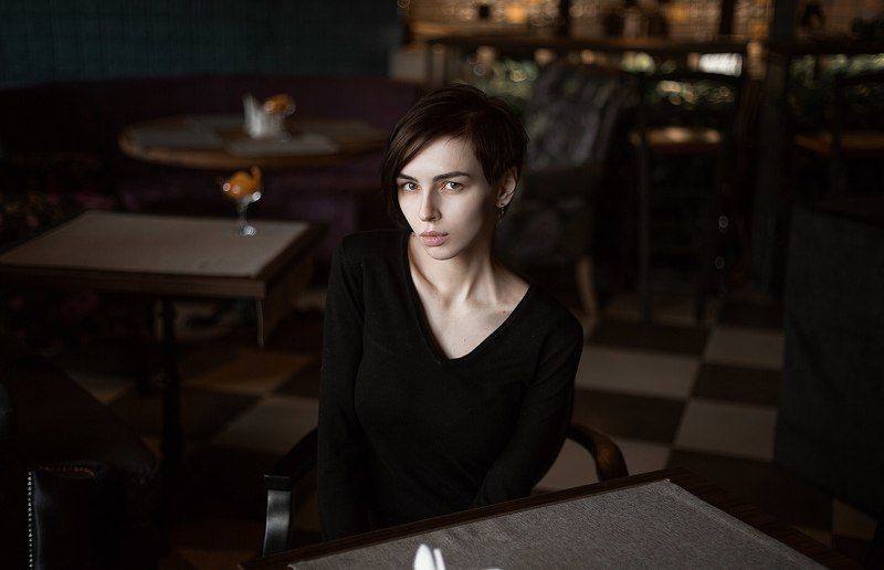 девушка, портрет, лицо, красота, взгляд, цвет Катяphoto preview