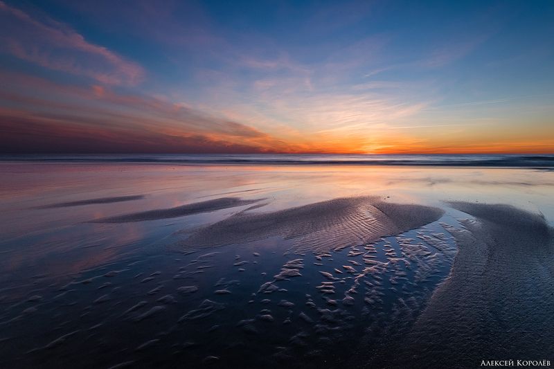 калининградская область, россия, куршская коса, балтийское море, закат, пляж, море, природа, пейзаж, kaliningrad region, russia, curonian spit, baltic sea, sunset, beach, sea, nature, landscape Балтийский закат 1photo preview