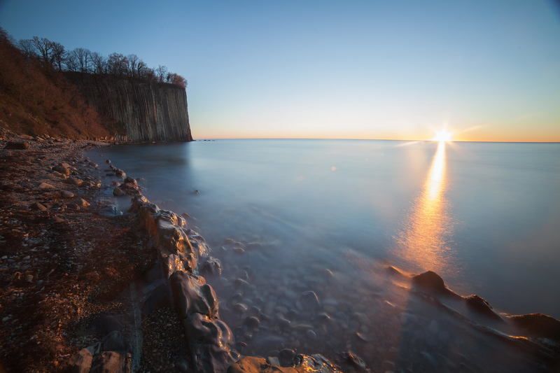 #скалакиселева, #закат, #море, #вода, #камни, #скала, #солнце, #чистоенебо Скала Киселеваphoto preview