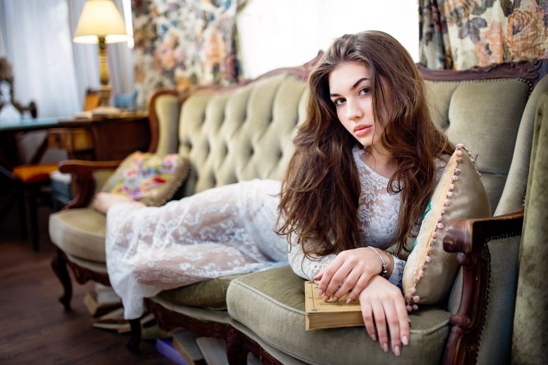 photosession, woman, girl, model, room, bed, sofa, sexy, morning, rest, beautiful, photo, studio, photographer Нежное утроphoto preview