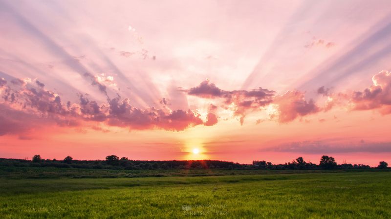 Закат, природа, пейзаж Закатphoto preview