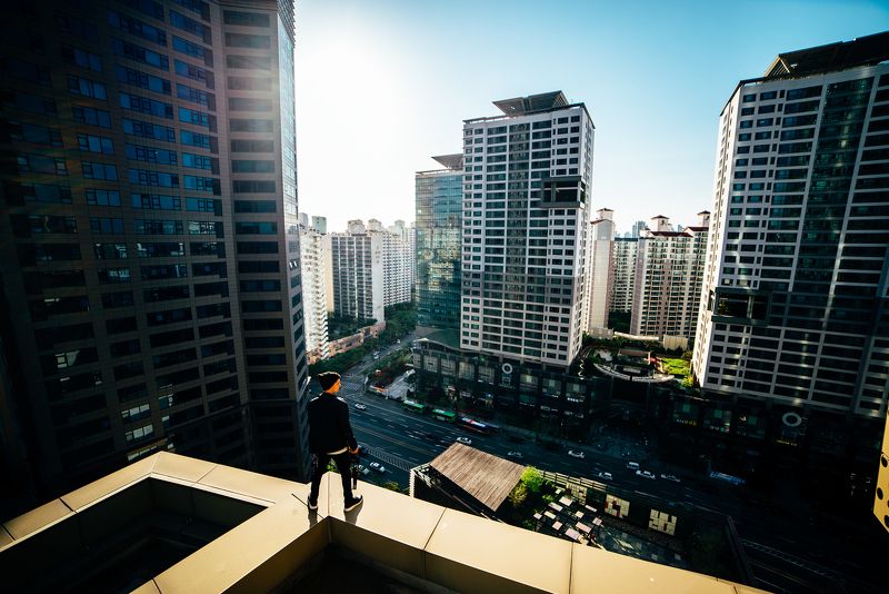 seoul, marriot, south, korea, 14mm, samyang, cityscape, travel, сеул, корея Helipad 46th floor. Seoulphoto preview