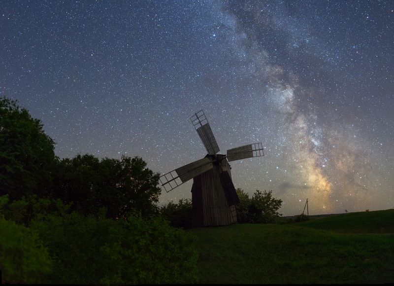 О деревянной мельнице.... фото превью
