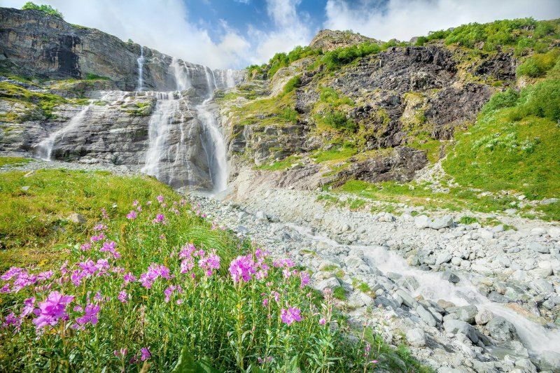 софия, архыз, карачаево-черкесия, кавказ Софийские водопадыphoto preview