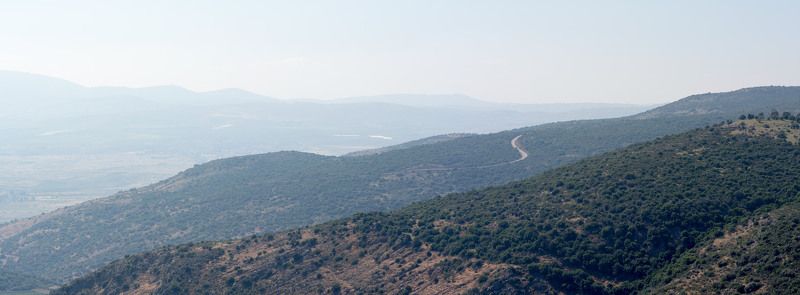 israel hills summer road Golan heightsphoto preview
