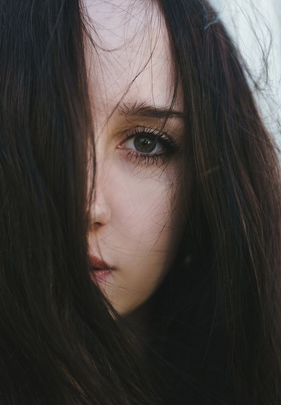 девушка, ветер. волосы, портрет windyphoto preview