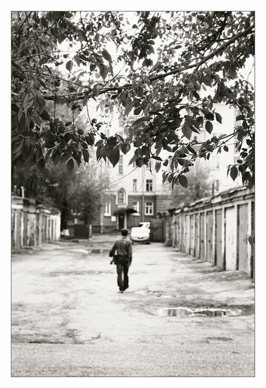 весна, май, черно-белое Черно-белая весна. Май.photo preview