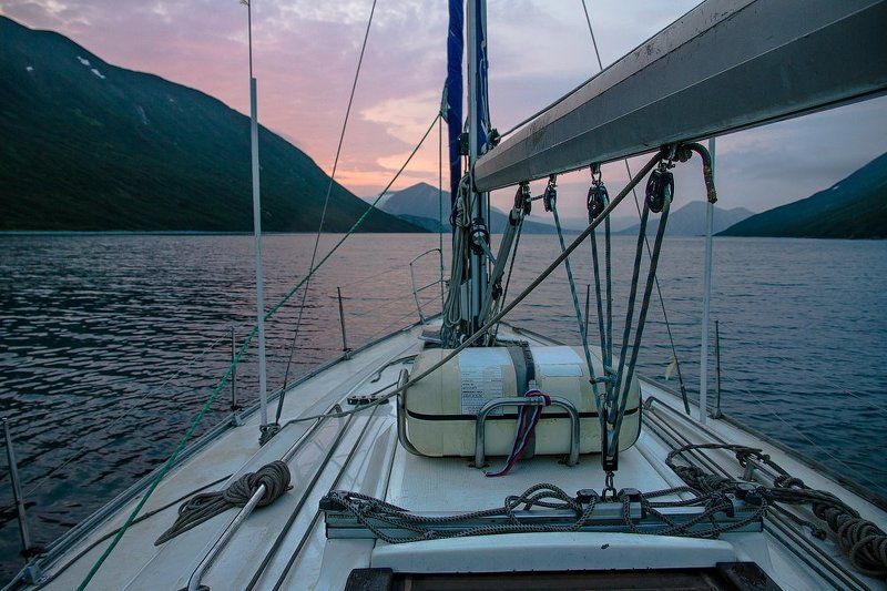 Закат в бухте Моржоваяphoto preview