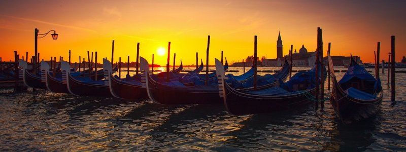 venice, sunset, sunrise, italy Sunrise in Venicephoto preview