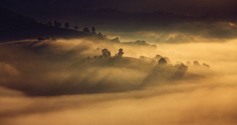 romania, landscape A foggy mourningphoto preview