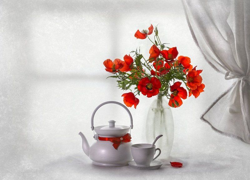 весна, май, натюрморт, цветы, маки,настроение Яркие моменты мая...photo preview