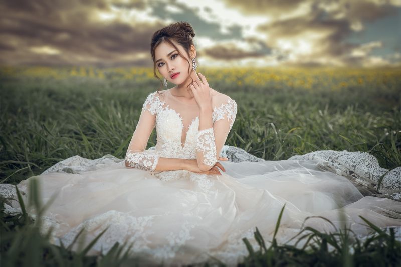 bridal, beautyful , girl ,nikon , lovely , light , eye , field , photoshop , vietnam take photo for lakchibridalphoto preview