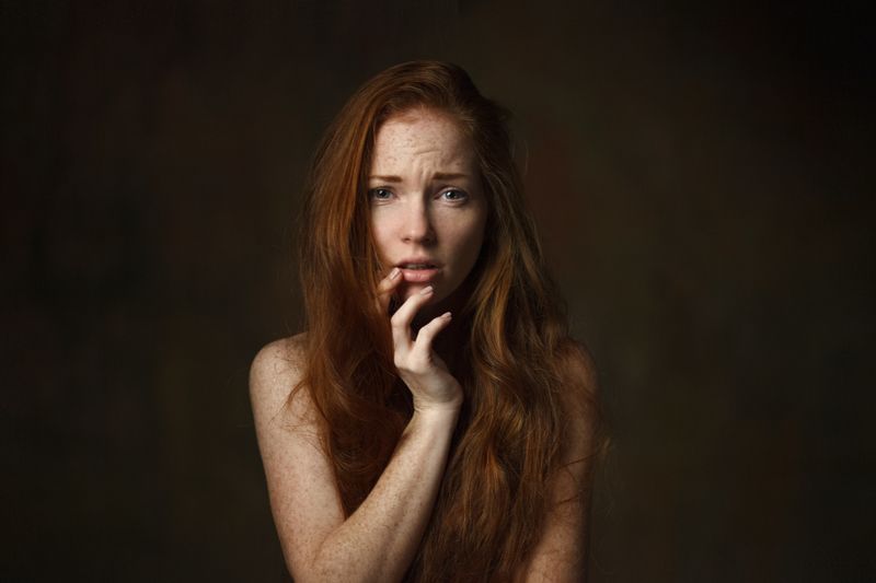 девушка, 2017, портрет, portrait, глаза, прическа, pretty, рыжая Oksanaphoto preview