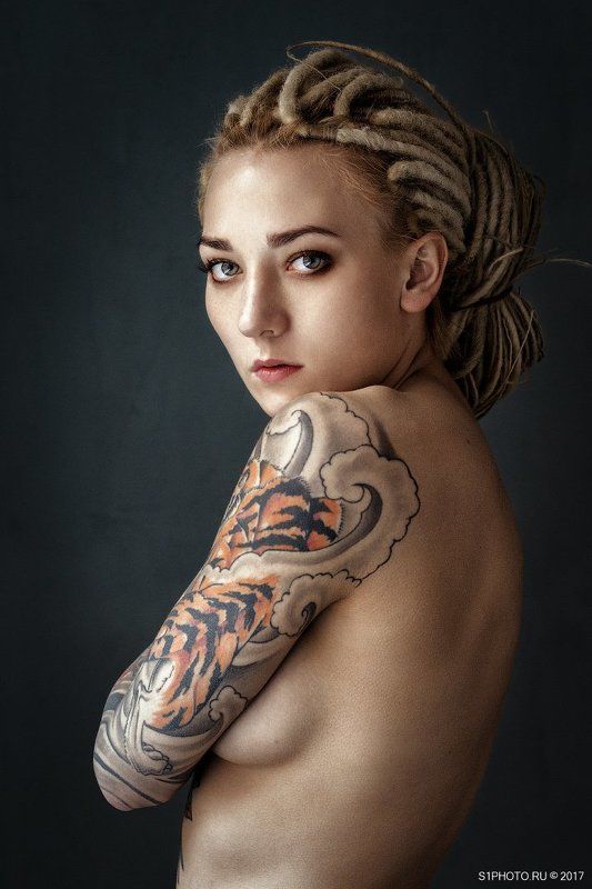 tattoo, girl, sexy, beauty, beautiful, nude Девушка с тату 5829photo preview