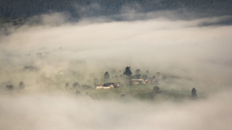 туман, утро, карпаты Островок...photo preview