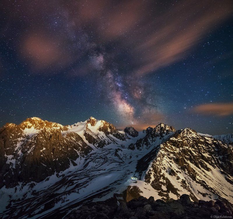 Летняя ночь над ледником Богдановичаphoto preview