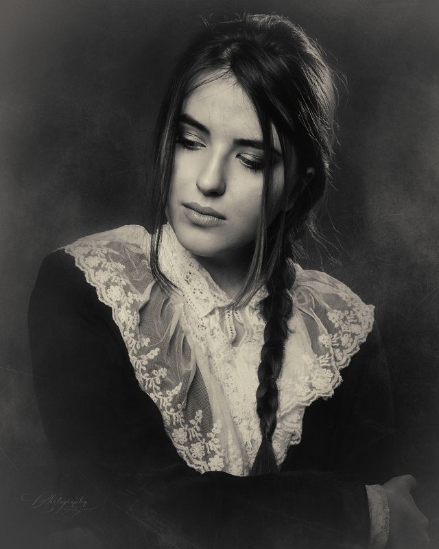 portrait, black & white Tiplephoto preview