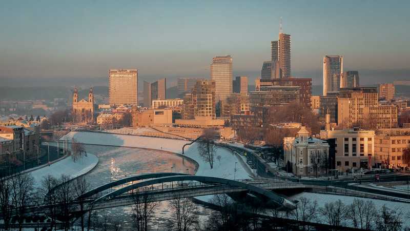 Морозный Вильнюс фото превью