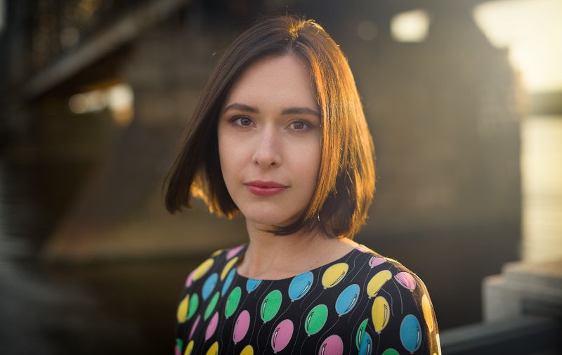 портрет рига девушка закат Аннаphoto preview