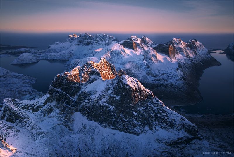Lofoten Islands from the airplanephoto preview