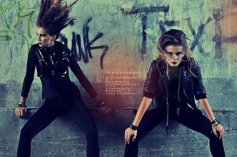 девушка, модель, портрет, гламур, рок, панк, улица, girl, model, portrait, glamour, rock, pank, street из серии \