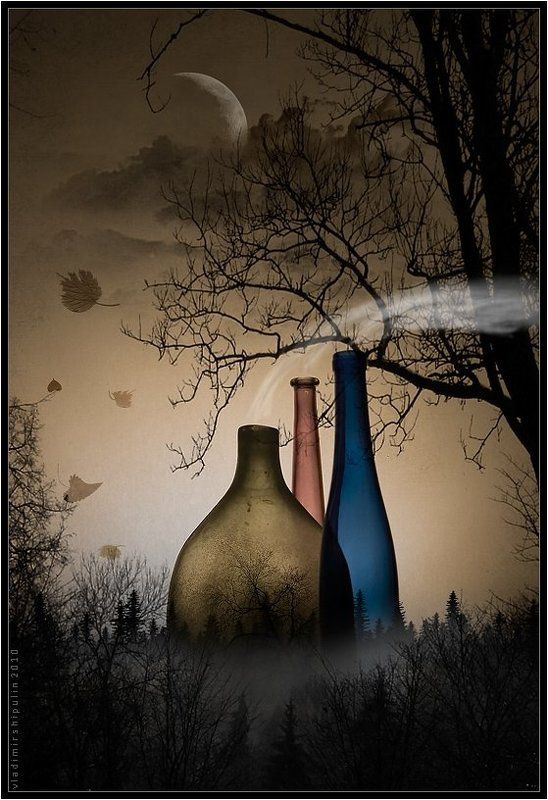 колдун,колдуны,туман,туманы,бутылка,бутылки,владимир,шипулин Колдуны...photo preview