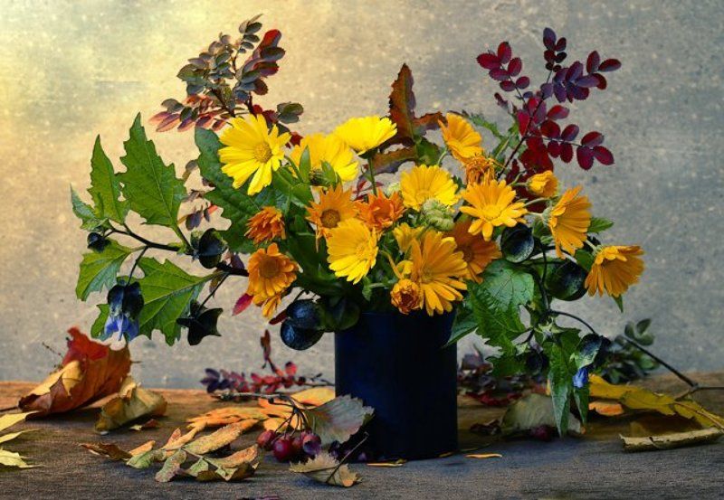 букет, осени., свет. Цветы...photo preview