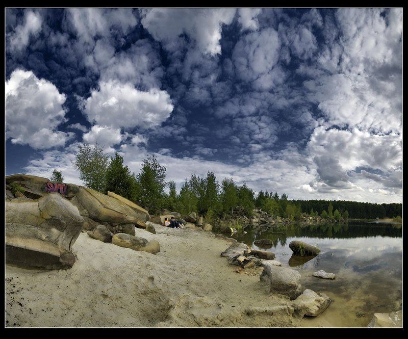 люберецкие, карьеры Потерявшиеся среди камней и облаков...photo preview