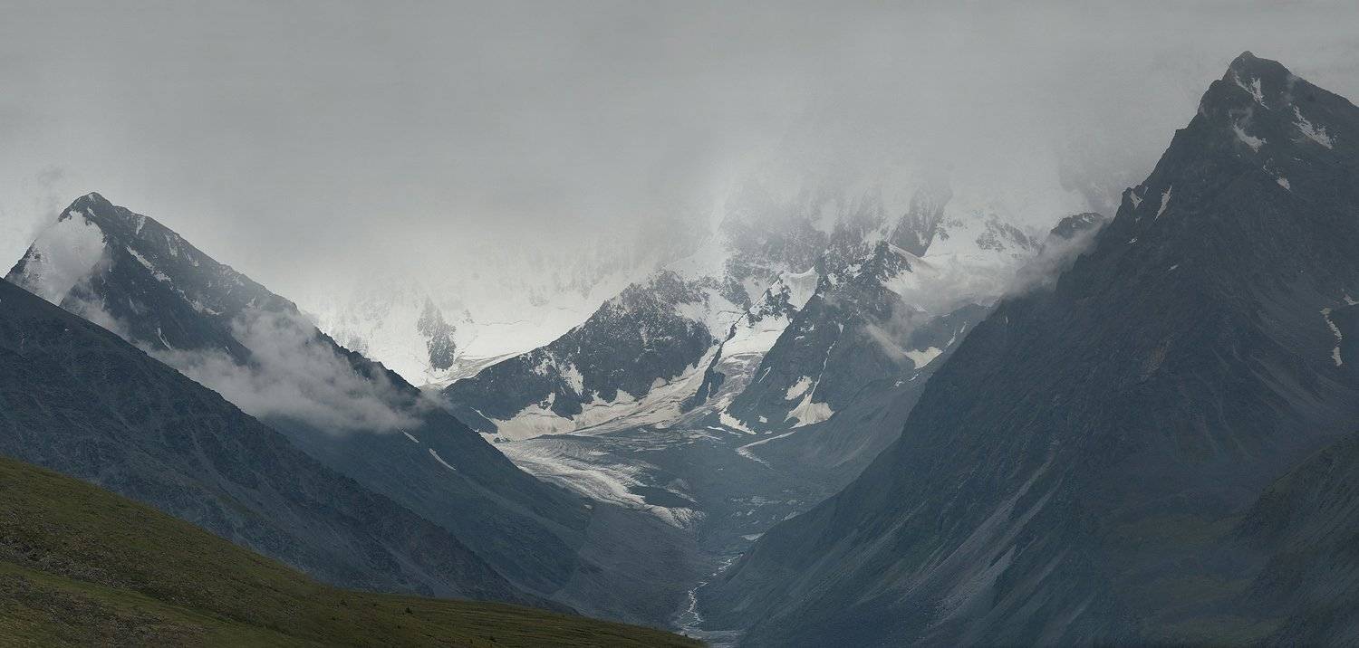 Горный пейзаж. Автор: Алексей горы, реки, облака, Алексей