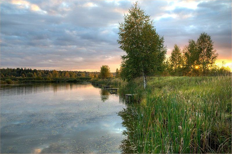 И солнце медлило, прощаясь...photo preview