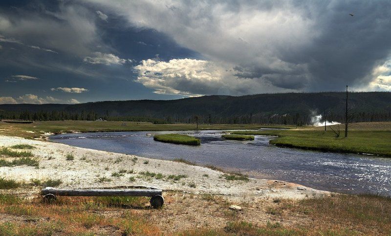 пейзаж, природа Скамеечкаphoto preview