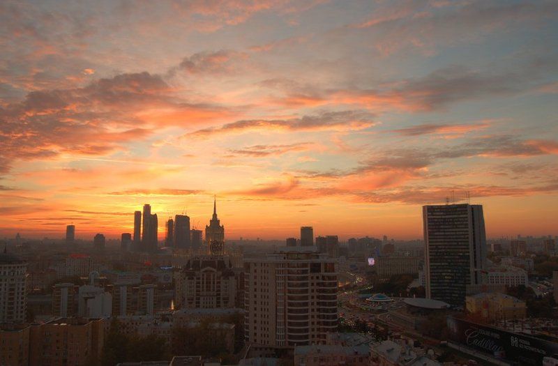 lotte plaza, moscow, hdr View from Lotte Plaza, Moscow (HDR)photo preview