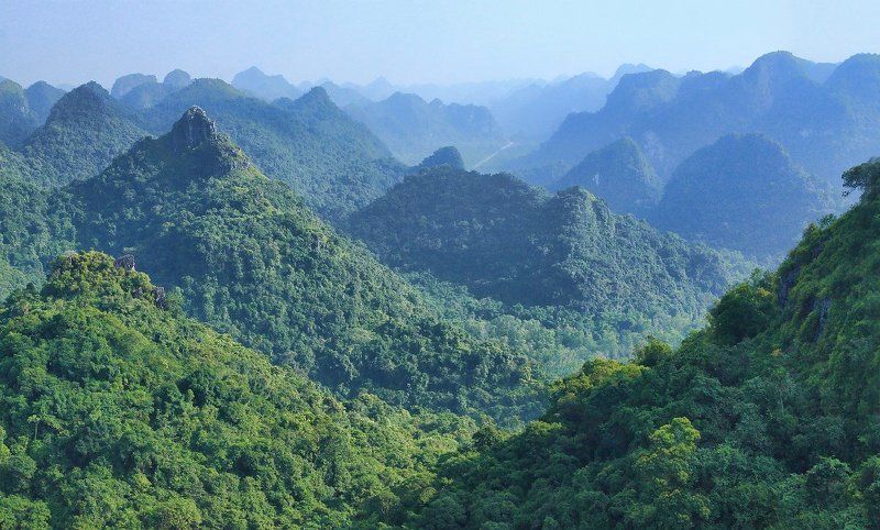 вьетнам, ха, лонг, пейзаж Долина холмов фото превью