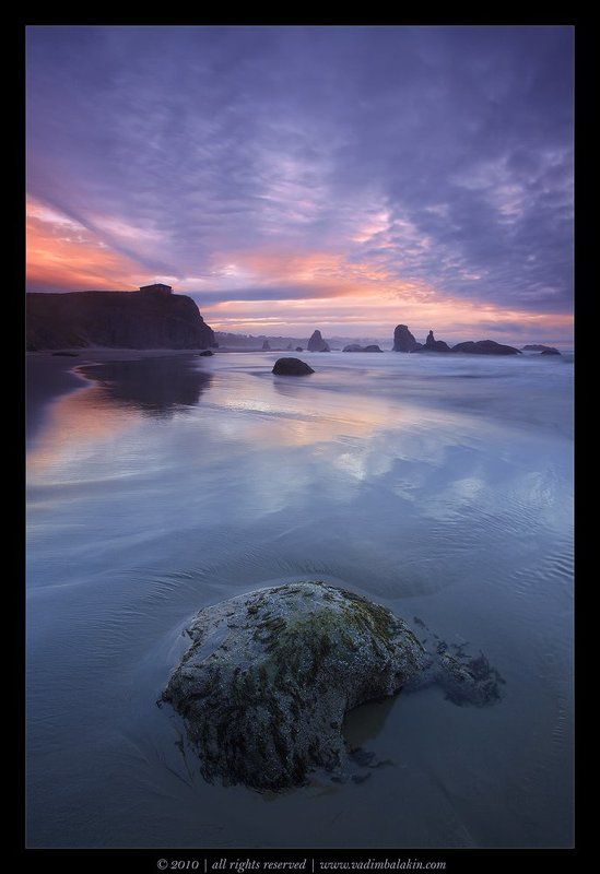 Bandon Beach at sunsetphoto preview
